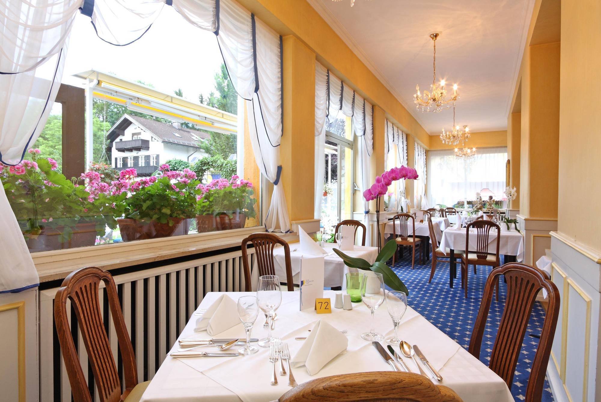 Wittelsbacher Hof Swiss Quality Hotel Гармиш-Партенкирхен Ресторан фото